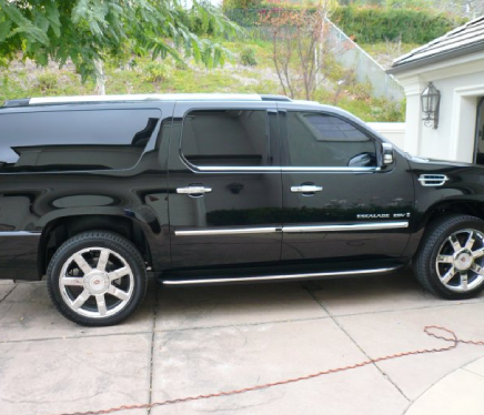 A car with a modern look. 