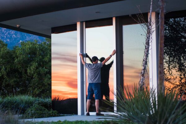 modern house window film