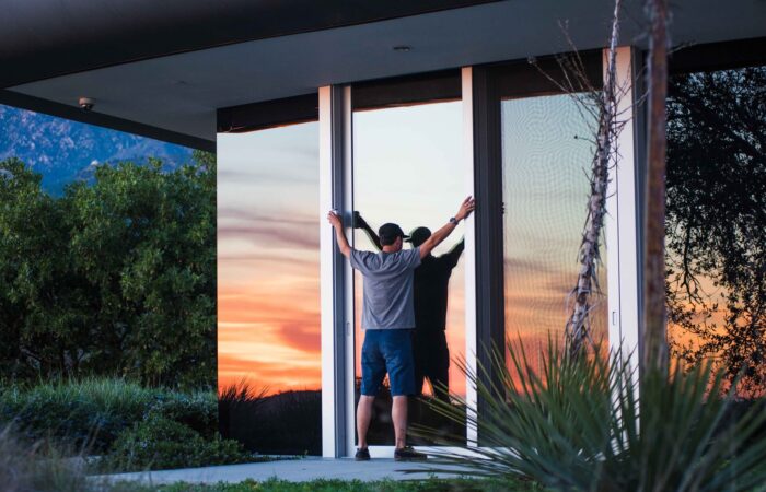 modern house window film
