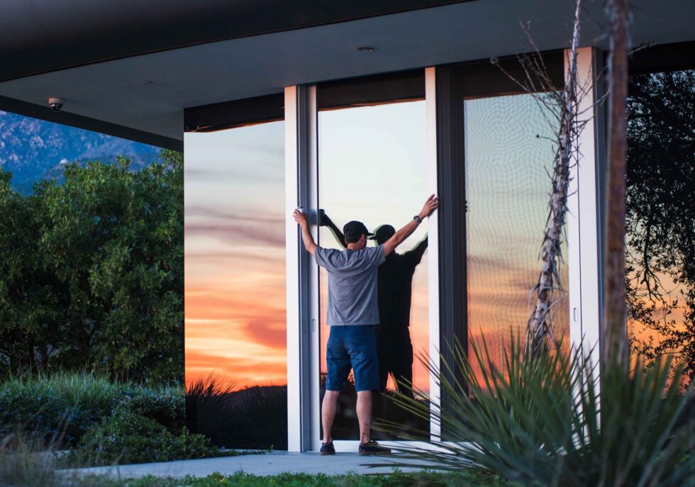 modern house window film