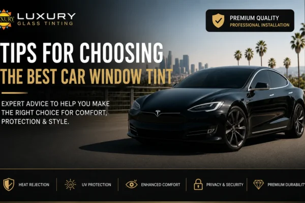 tips for choosing the best car window tint