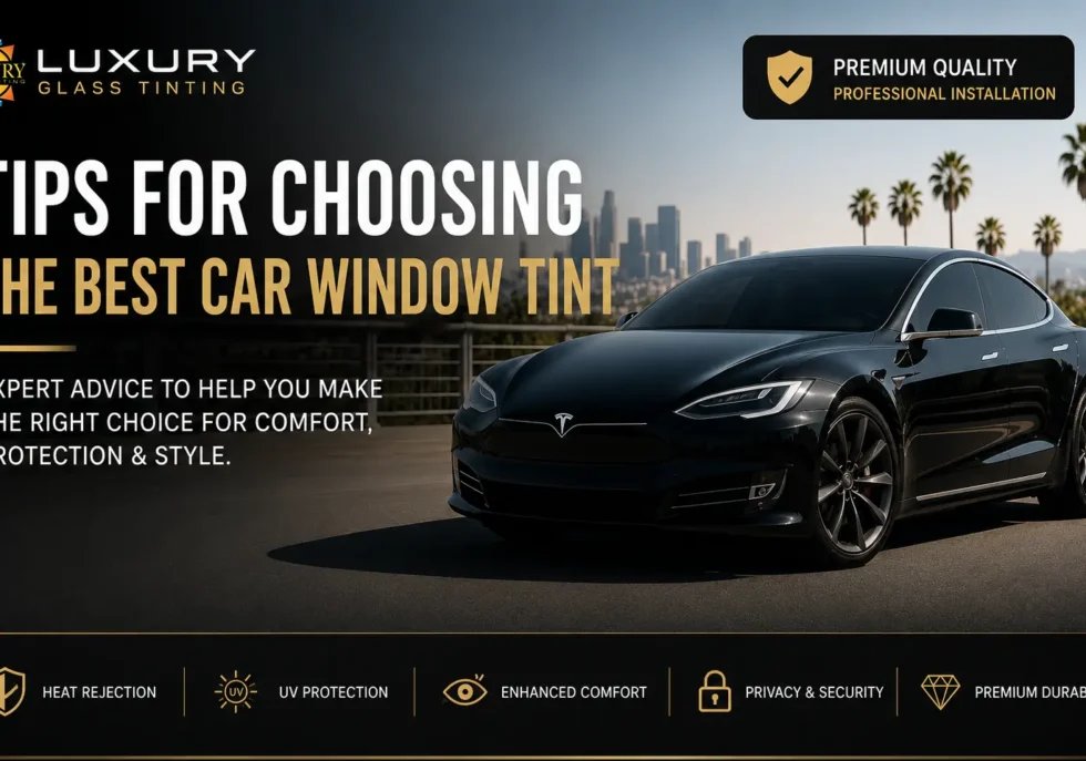 tips for choosing the best car window tint