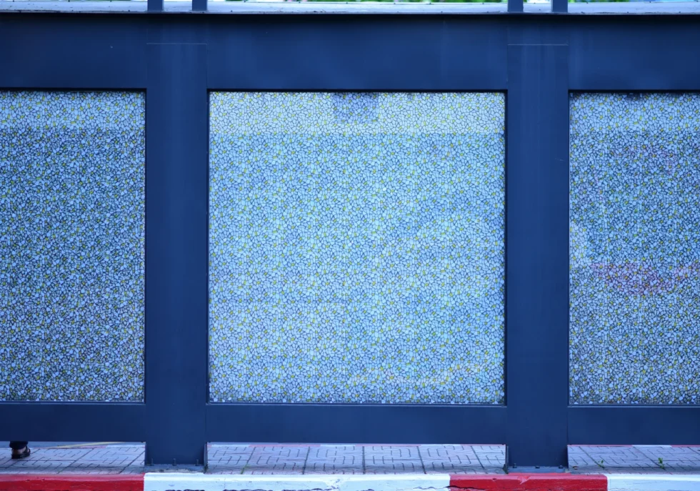 mosaic pattern privacy window film