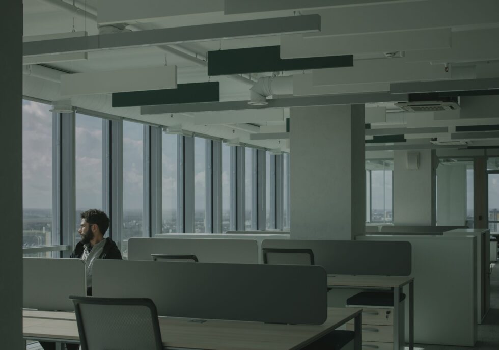 office window tint commercial workspace interior